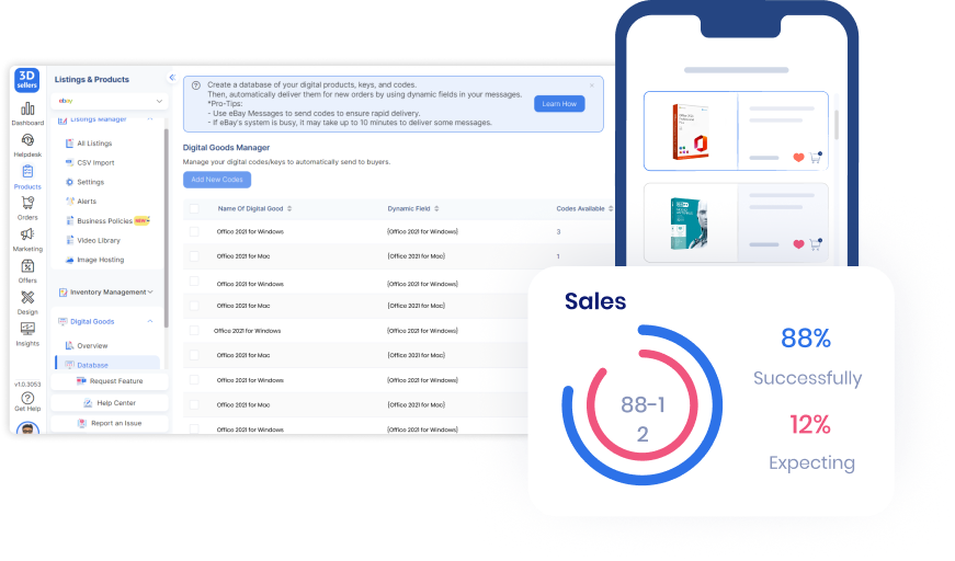 can you sell digital products on ebay