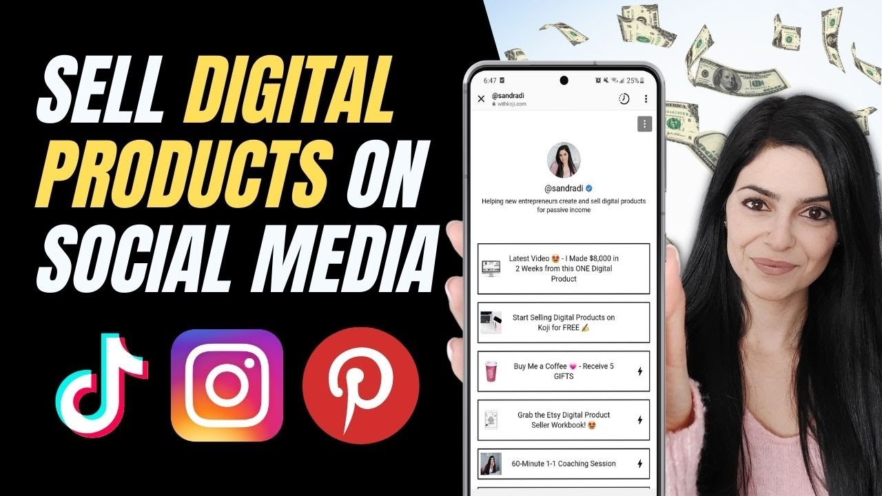 how to sell digital products on instagram